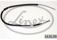 Traction cable, parking brake