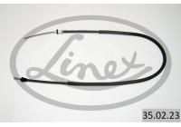 Traction cable, parking brake
