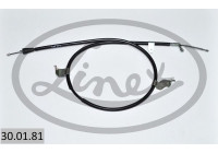 Traction cable, parking brake