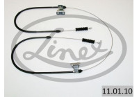 Traction cable, parking brake