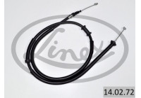Traction cable, parking brake