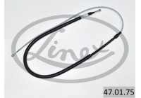 Traction cable, parking brake