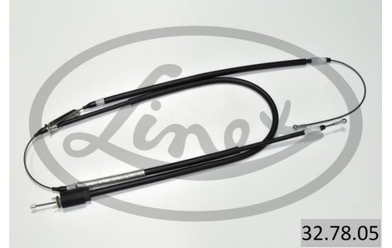 Traction cable, parking brake