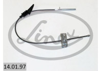 Traction cable, parking brake