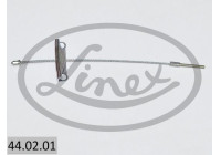 Traction cable, parking brake