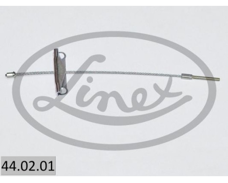 Traction cable, parking brake