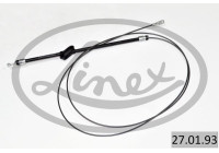 Traction cable, parking brake