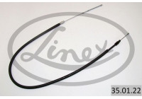 Traction cable, parking brake