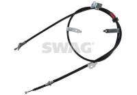 Traction cable, parking brake