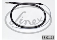 Traction cable, parking brake