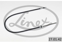 Traction cable, parking brake