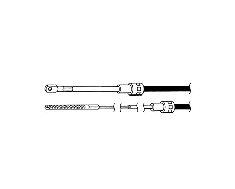 Cable, parking brake K10166 ABS, Image 2