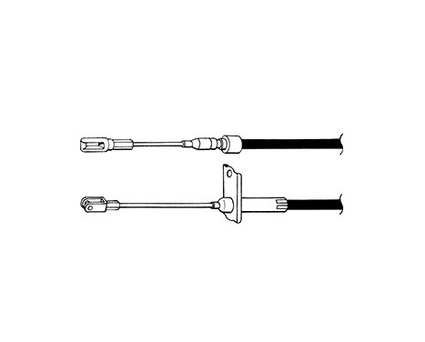 Cable, parking brake K10596 ABS, Image 2