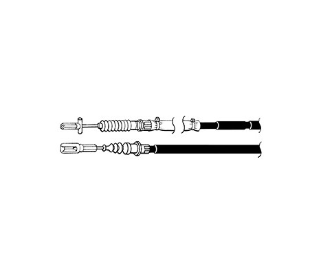 Cable, parking brake K11656 ABS, Image 2