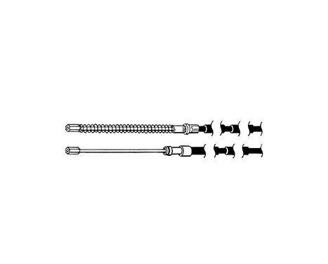 Cable, parking brake K12147 ABS, Image 2