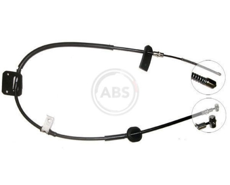 Cable, parking brake K12627 ABS, Image 3