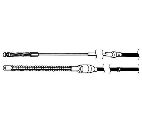 Cable, parking brake K12886 ABS