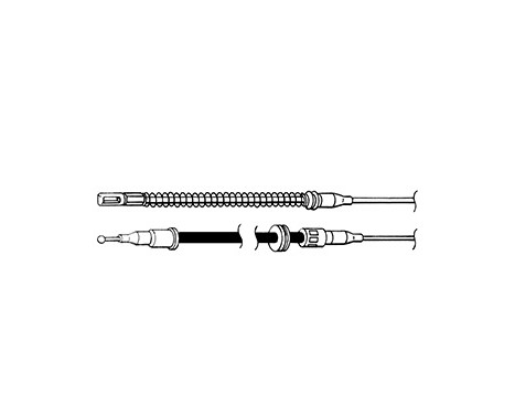 Cable, parking brake K15457 ABS, Image 2