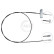 Cable, parking brake K17244 ABS, Thumbnail 2