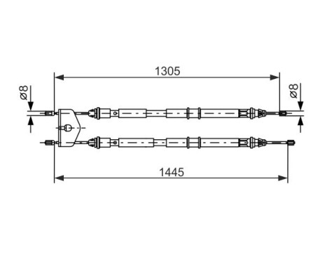 Cable, parking brake, Image 5