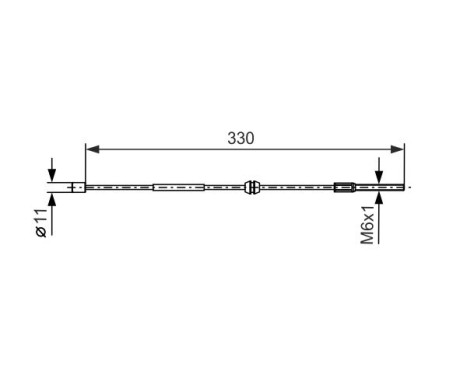 Cable, parking brake, Image 5