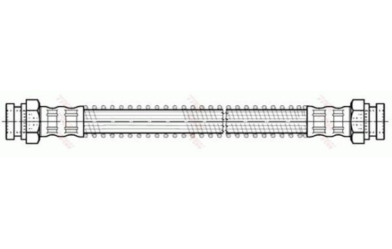 Brake Hose PHA190 TRW, Image 2