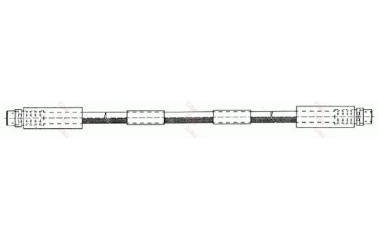 Brake Hose PHA295 TRW, Image 2