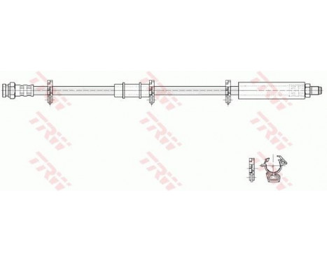 Brake Hose PHB190 TRW, Image 2