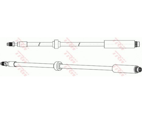 Brake Hose PHB241 TRW, Image 2