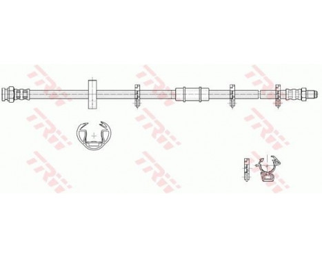 Brake Hose PHB243 TRW, Image 2