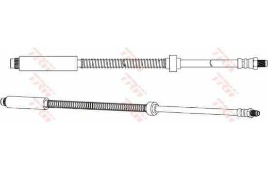 Brake Hose PHB287 TRW, Image 2