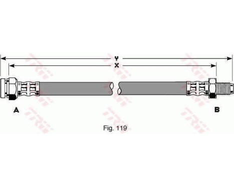 Brake Hose PHB300 TRW