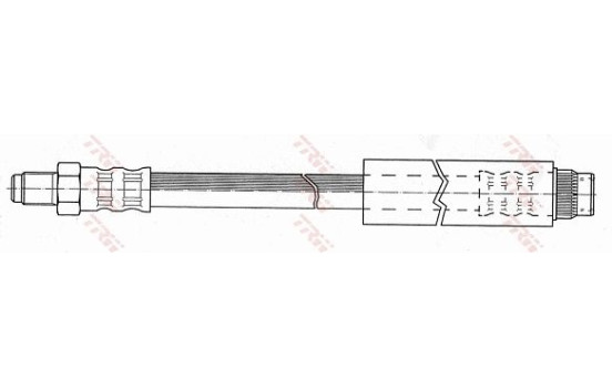 Brake Hose PHB304 TRW, Image 2