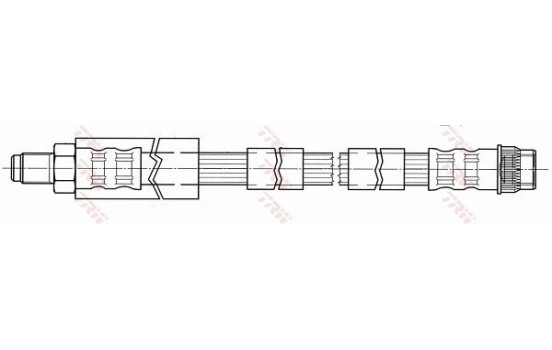 Brake Hose PHB431 TRW, Image 2