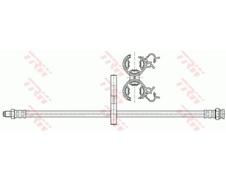 Brake Hose PHB487 TRW