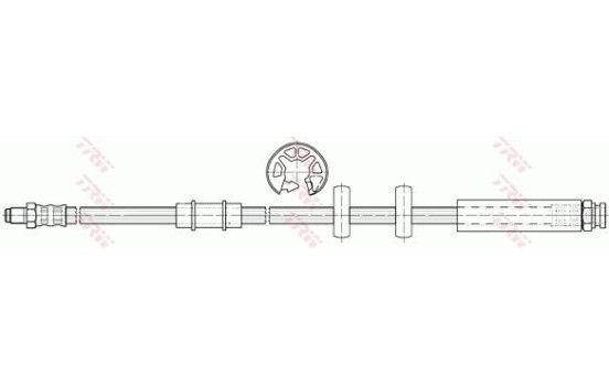 Brake Hose PHB497 TRW, Image 2