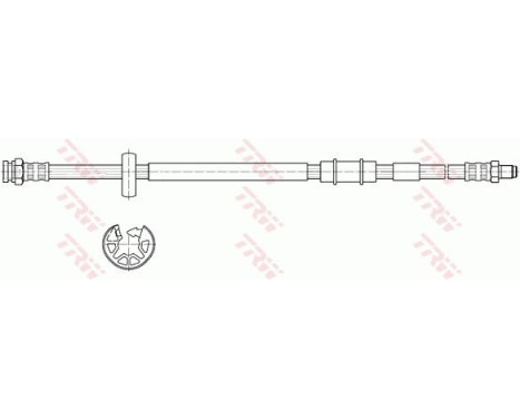 Brake Hose PHB513 TRW, Image 2