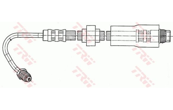 Brake Hose PHB543 TRW, Image 2
