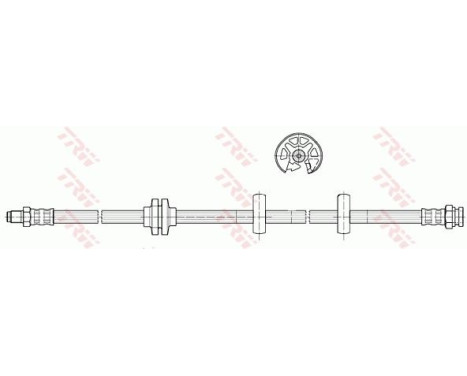 Brake Hose PHB596 TRW, Image 2