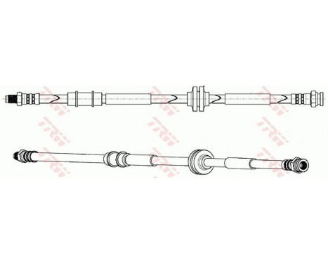 Brake Hose PHB643 TRW