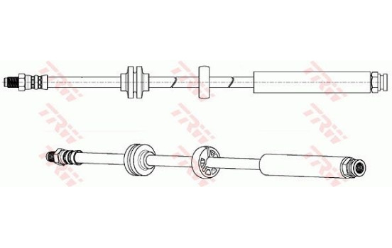 Brake Hose PHB649 TRW, Image 2