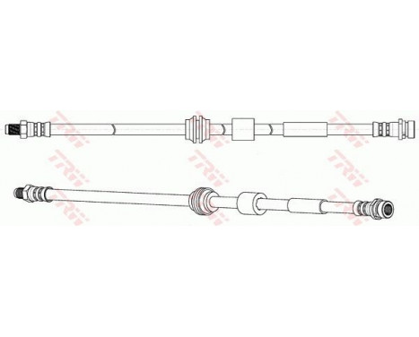 Brake Hose PHB695 TRW, Image 2