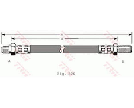 Brake Hose PHC102 TRW