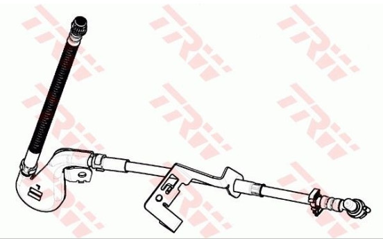 Brake Hose PHD1133 TRW, Image 2
