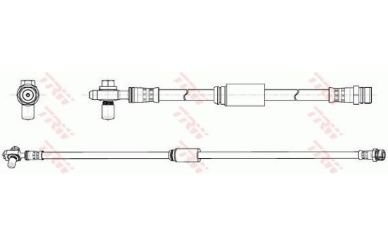 Brake Hose PHD1163 TRW, Image 2