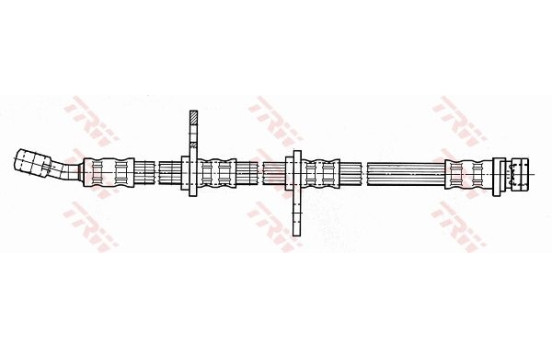 Brake Hose PHD142 TRW, Image 2