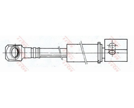 Brake Hose PHD229 TRW, Image 2