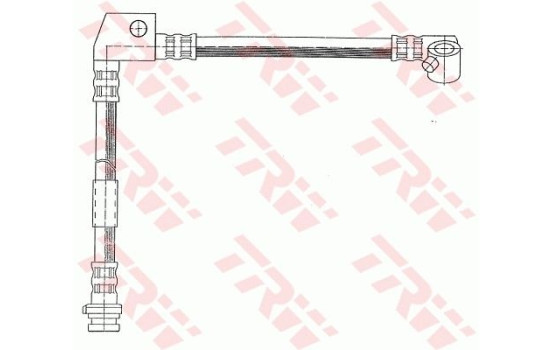Brake Hose PHD446 TRW, Image 2