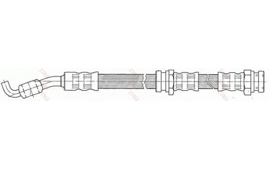 Brake Hose PHD472 TRW, Image 2