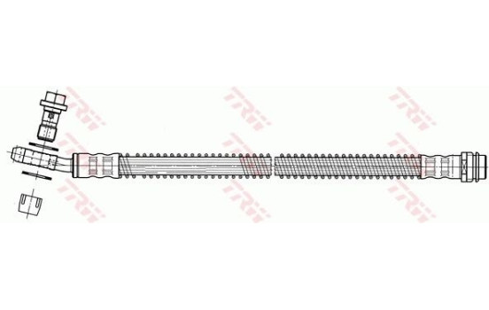 Brake Hose PHD559 TRW, Image 3